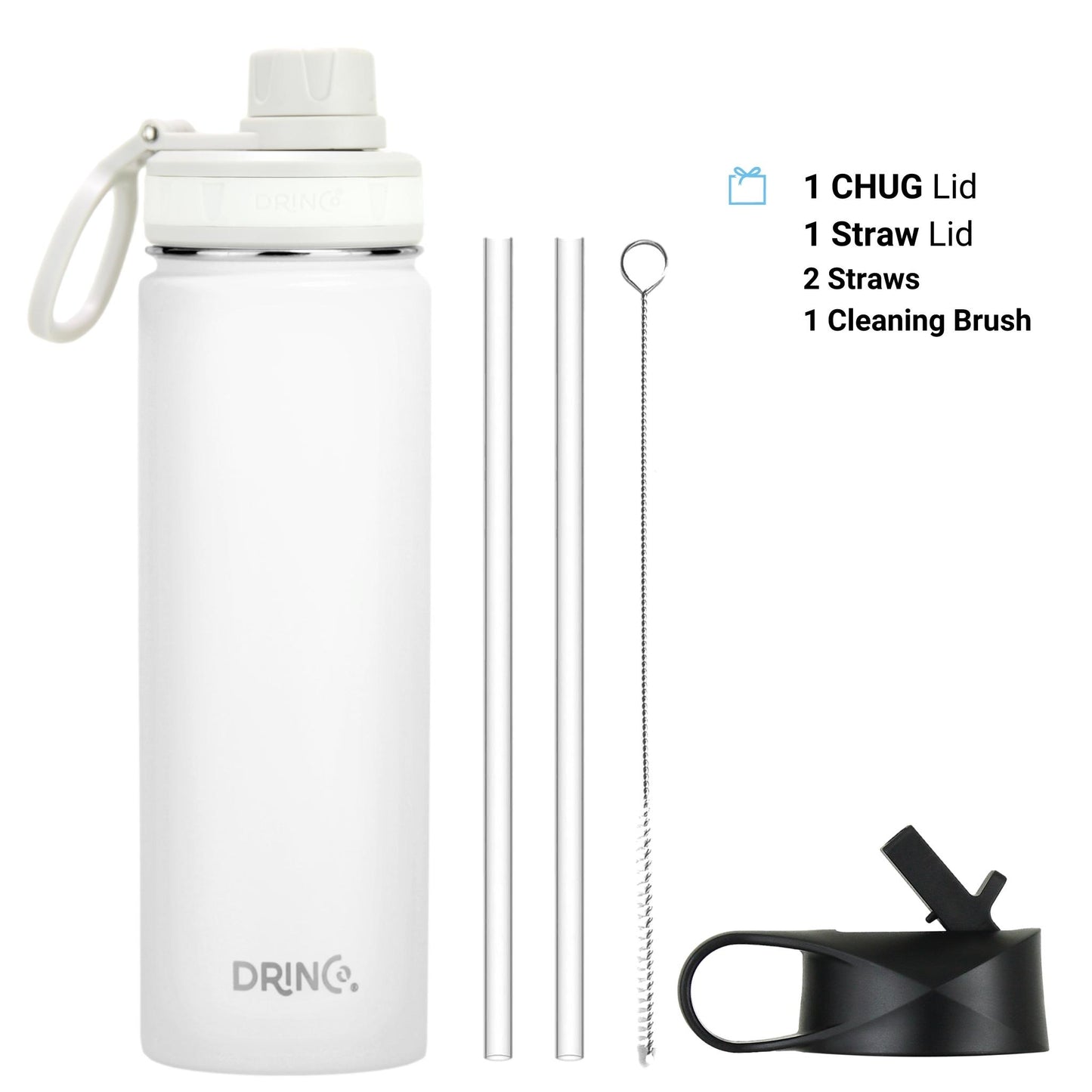 Stainless Steel Sport Water Bottle 22oz